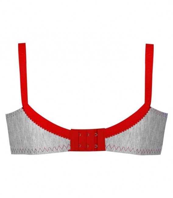 سوتین نخی (ملانژ) پانیذ Paniz کد 66363 قرمز