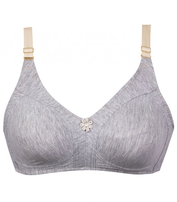 سوتین نخی (ملانژ) پانیذ Paniz کد 66363 کرم