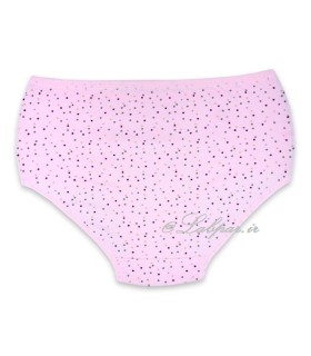 شورت زنانه اسلیپ نخی فاق بلند Adak آداک کد 137 طرح ستاره ایی صورتی