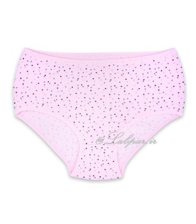 شورت زنانه اسلیپ نخی فاق بلند Adak آداک کد 137 طرح ستاره ایی صورتی